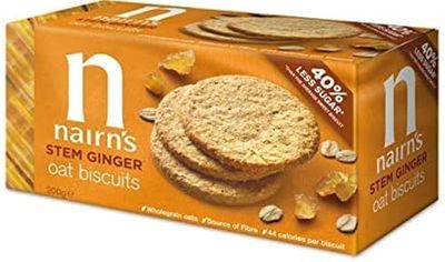 Nairn&#39;s Stem Ginger Oat Biscuits -- 7.1 oz Each