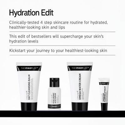 The INKEY List Hydration Edit Skincare Set, Hydrating Skin Care, Combats Dry Skin, Vegan Friendly, Suitable For All Skin Types