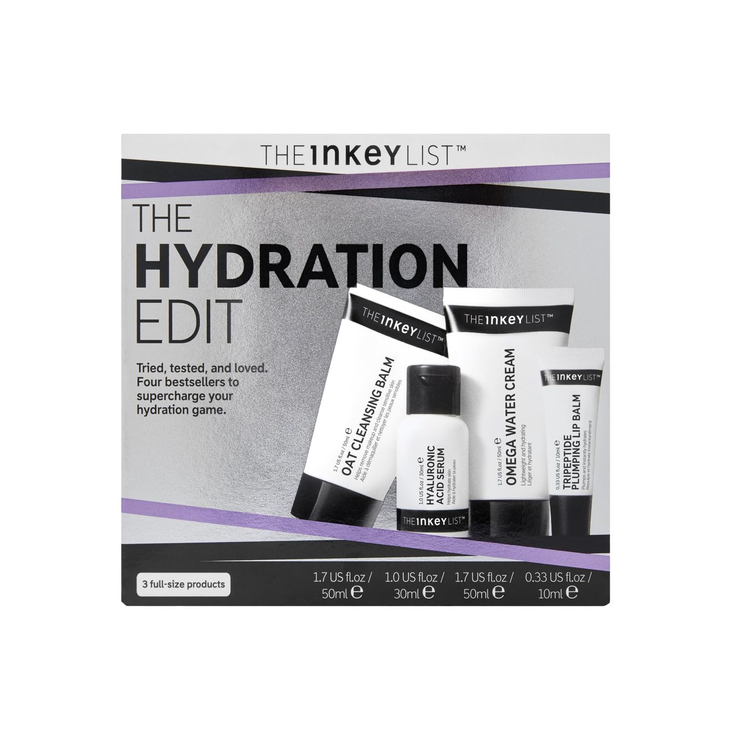 The INKEY List Hydration Edit Skincare Set, Hydrating Skin Care, Combats Dry Skin, Vegan Friendly, Suitable For All Skin Types