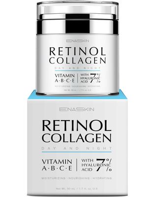 EnaSkin Retinol Face Moisturizer Collagen Cream, Rapid FacialNeck Wrinkle Repair, DayNight Anti Aging Firming Cream for Women &amp; Men, Instant Lift &amp; Deep Hydrating, 1.7 fl oz.