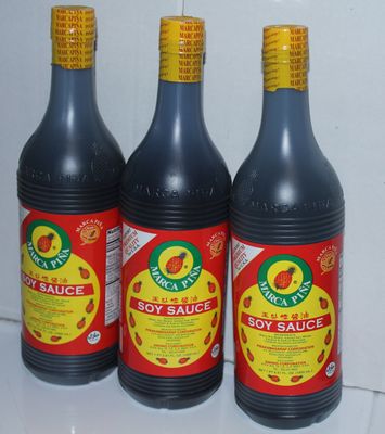 Marca Pina Soy Sauce Pack of Three 1000ml Per Bottle