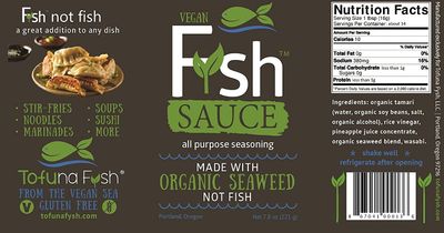 Vegan Fysh Sauce Vegan Fish Sauce Made with Seaweed