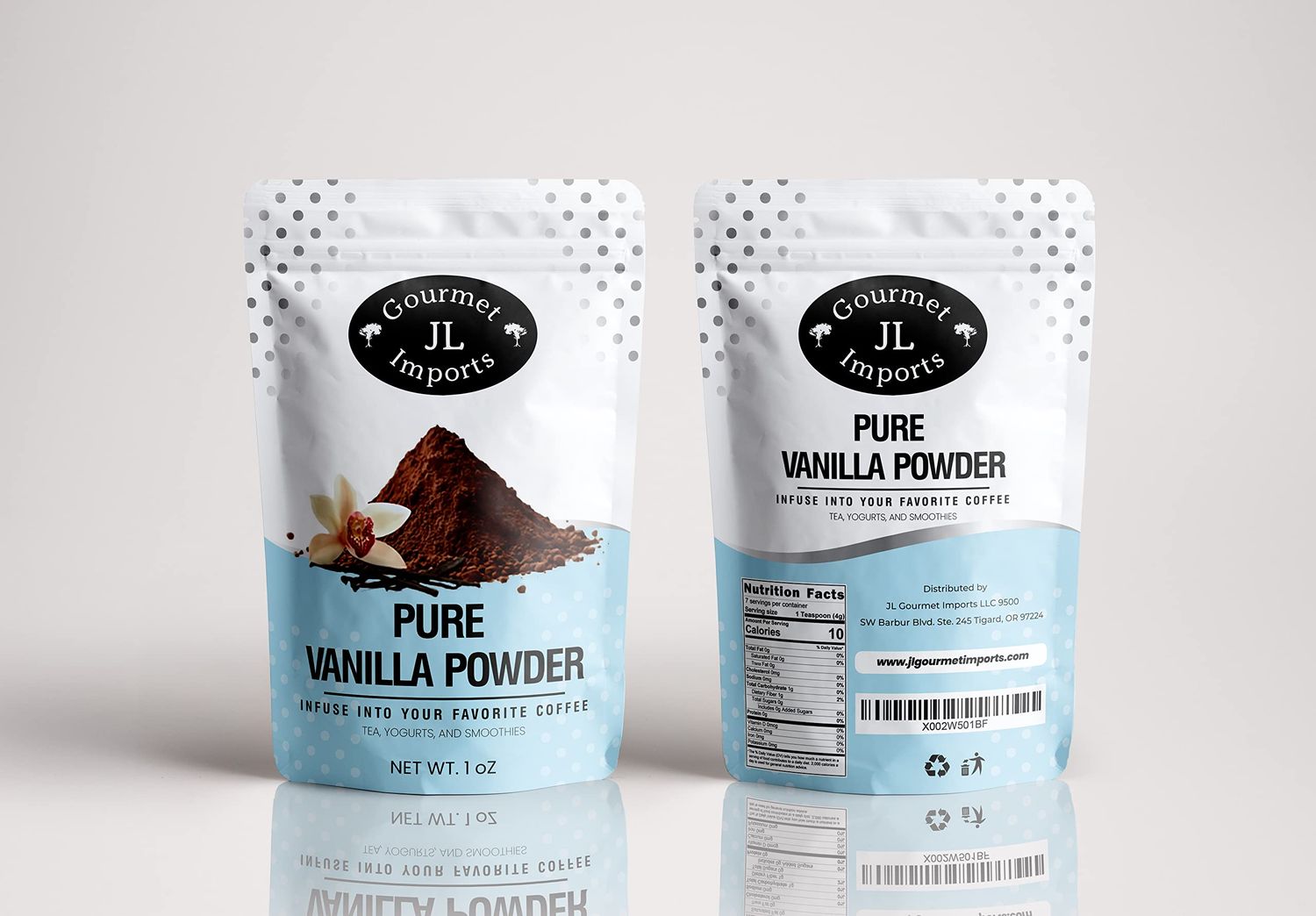 Madagascar Vanilla Powder Whole Vanilla Beans Ground, 1 ounce, Great for Baking, Coffee, Tea, Smoothies, Yogurt, Ice Cream - Keto Friendly Alcohol Free