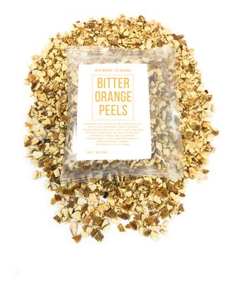 Bitter Orange Peels Zest - Dried, Cut &amp; Natural Citrus Aurantium Peel - Net Weight: 2oz 57g