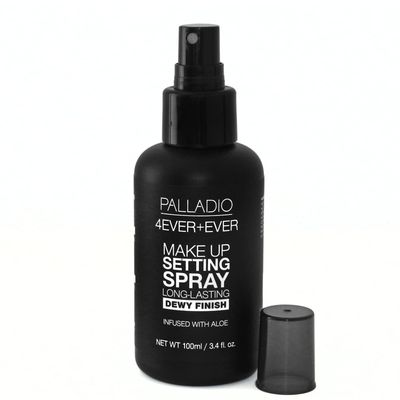 Palladio 4 Ever and Ever Make Up Setting Spray, Longlasting, Instantly Sets and Secures Makeup for All Day Wear Dewy Finish, 100 ml
