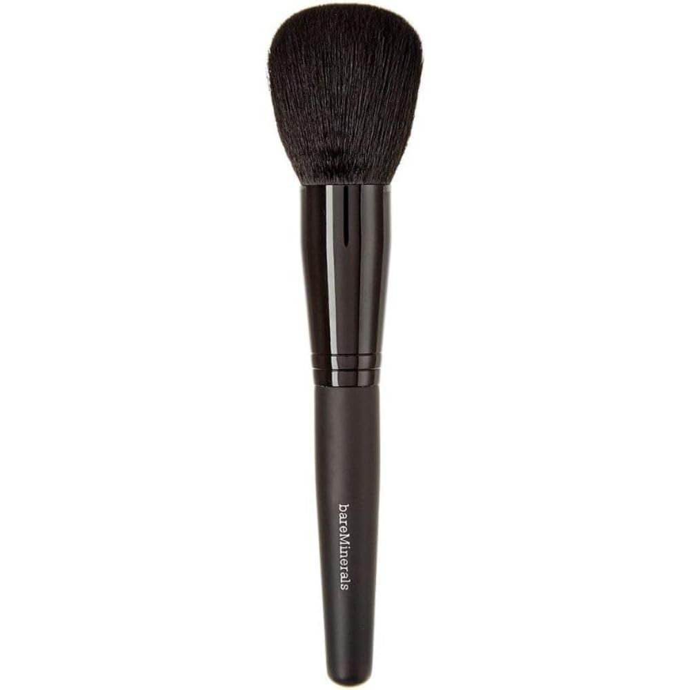 bareMinerals Supreme Finisher Makeup Powder Brush with Synthetic Fibers, For Applying Setting Powders, Highlighters Bronzers, Vegan Blending Brush