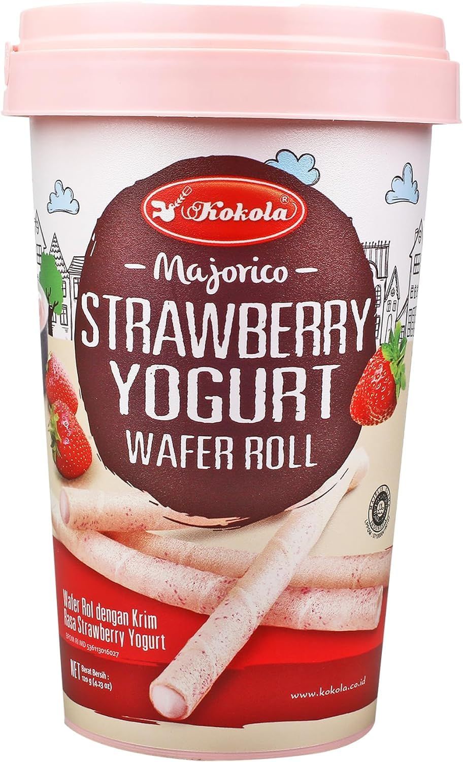 Kokola Cookies Majorico Bucket Strawberry 120g