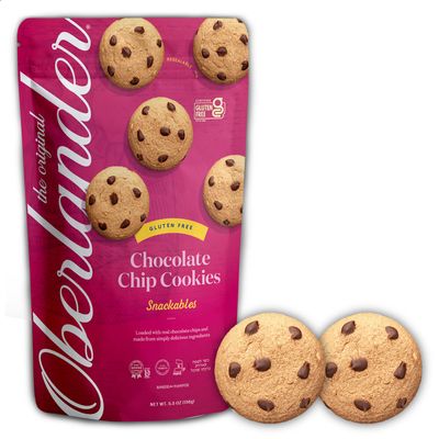 Oberlander Gluten Free, Certified Kosher For Passover, Snackable, Cocolate Chip Cookie, Dairy Free, Soy Free, Vegan, 5.5oz