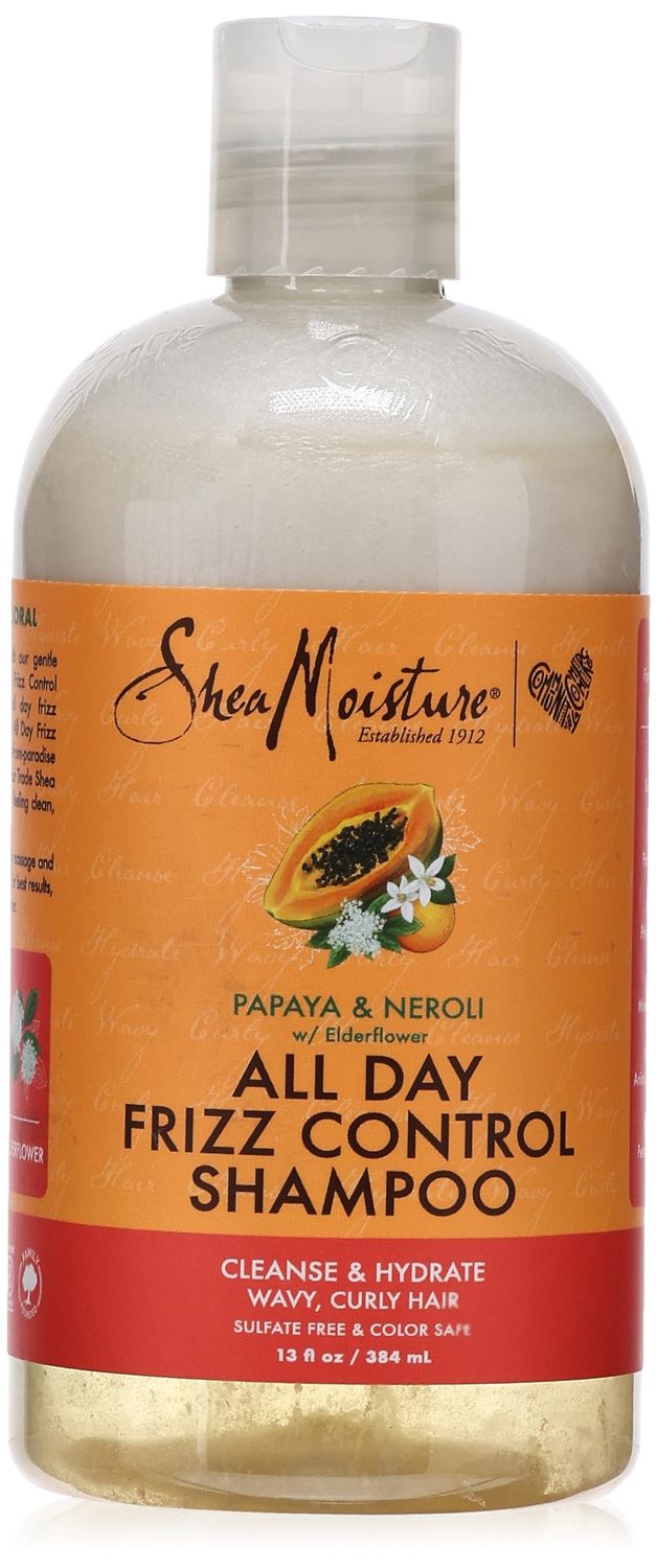 Shea Moisture, All Day Frizz Control Shampoo Papaya &amp; Neroli, 13 Ounce