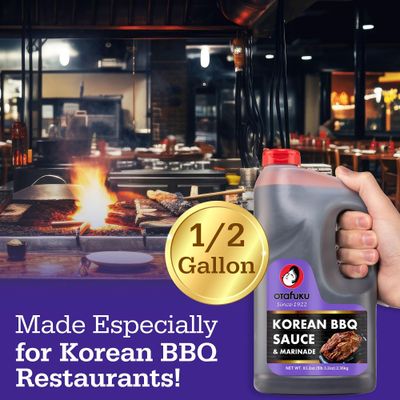 Otafuku Korean BBQ Bulgogi Sauce Marinade, Restaurant Bulk Size- 83.2 OZ 12 Gallon