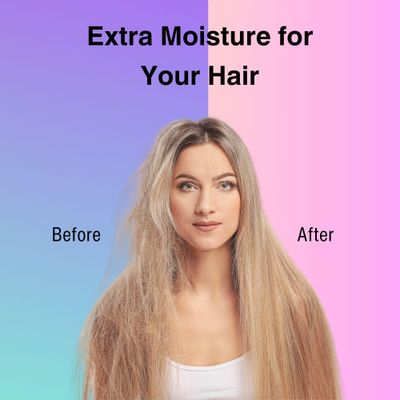 Moist Diane Keratin Hair Treatment for Damaged, Colored, Permed Hair Men & Women, Organic Hair Care with Argan Oil & Vitamin E from Japan, Silicone & Sulfate Free, EXTRA NIGHT REPAIR, 15.2 Fl Oz