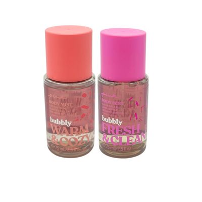 Victoria&#39;s Secret Pink Bubbly Body Mist Travel Size 2.5 fl oz Warm &amp; Cozy and Fresh &amp; Clean