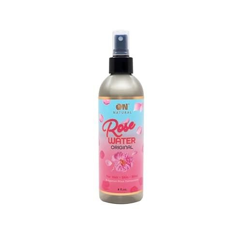 On Natural - Rose Water Original 8oz, Facial and Hair Mist for all day hydration