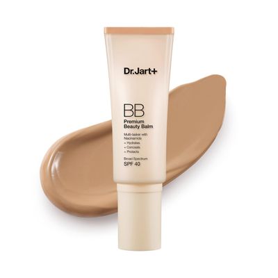 Dr.Jart Premium BB Tinted Moisturizer with SPF 40 and Niacinamide bb cream Korean Skin Care, Light Medium-Medium, 1.35 Fl Oz
