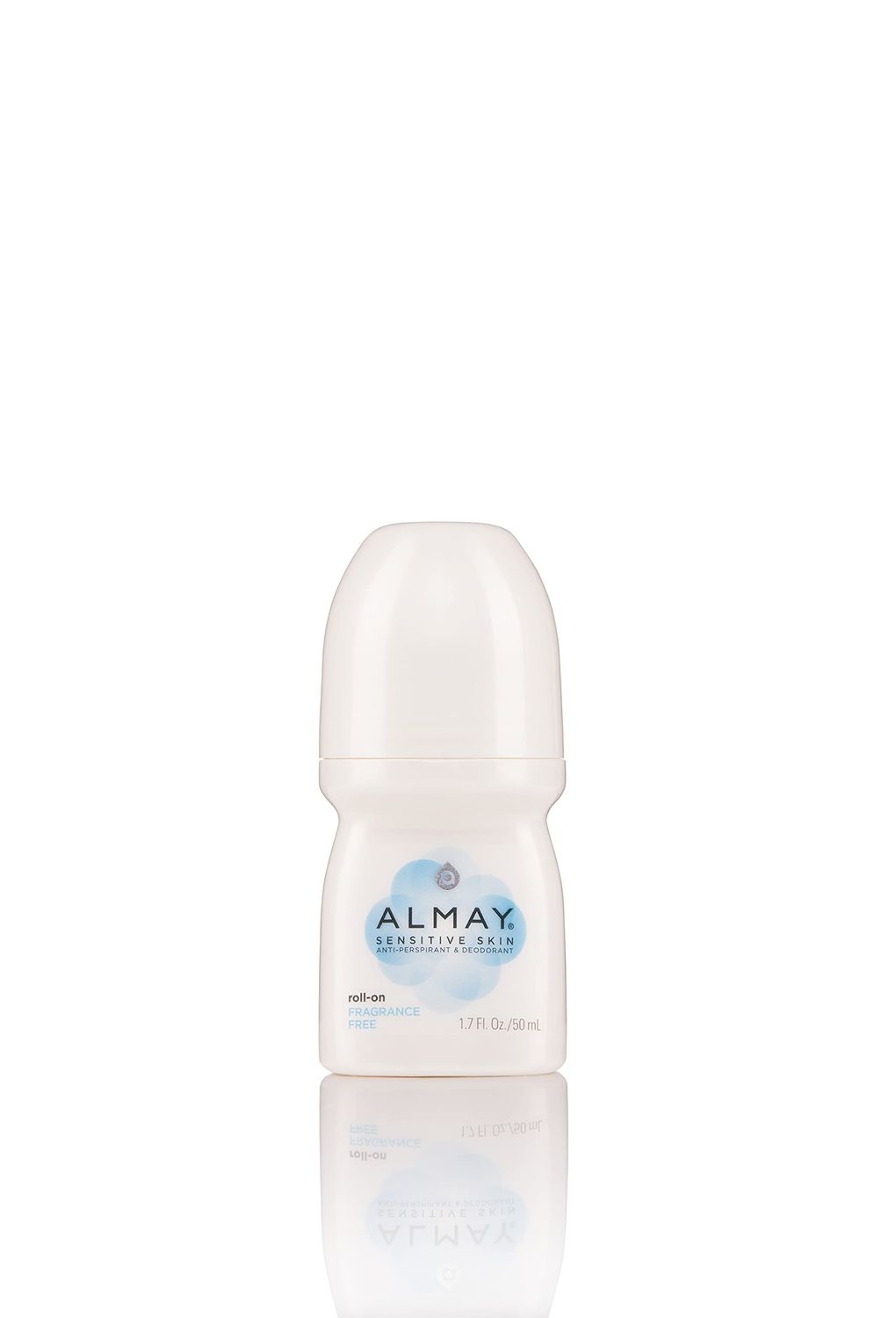 Almay Roll-On Antiperspirant &amp; Deodorant, Fragrance Free - 2pc