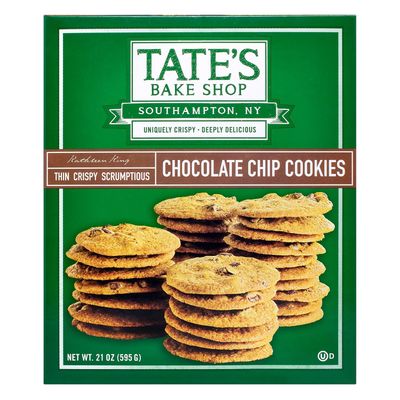 Tate&#39;s Bake Shop thin crispy scrumptious Chocolate Chip Cookie Box, 21 Ounce