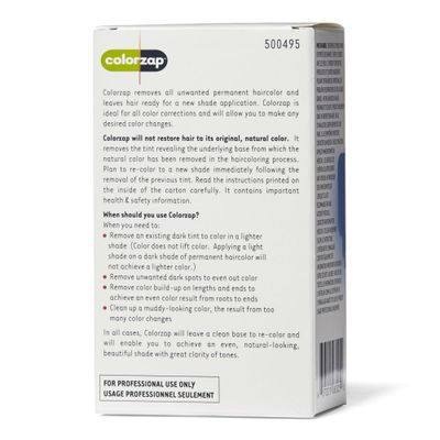 L'OREAL TECHNIQUE ColorZap Hair Color Remover - Leaves Hair Ready For Immediate Recoloring, Ideal For All Color Corrections