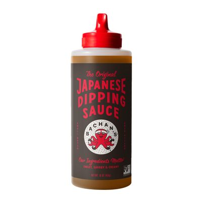 Bachan&#39;s - Japanese Dipping Sauce - The Original, 16 Oz, Small Batch, Non GMO, No Preservatives, No Nut, No Dairy, Vegan and BPA free. Dipping Sauce for Wings, Chicken, Steak, Appetizers and more