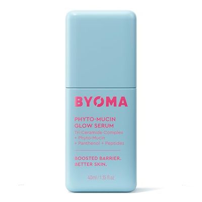 BYOMA Phyto-Mucin Glow Serum - Mucin Face Serum for Glass Skin - Plumps, Primes Hydrates - Flawless Primer and Makeup Base - Strengthens Skin Barrier - 1.35 fl.oz