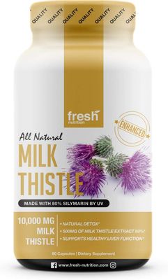 Fresh Nutrition Milk Thistle Capsules 10,000mg