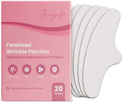 Forehead Wrinkle Patches Anti-Wrinkle Facial Patches for Fine Lines Overnight Wrinkle Filler &amp; Deep Line Treatment Disposable Face Tape for a Youthful, Firmer, and Smoother Appearance 20 Count