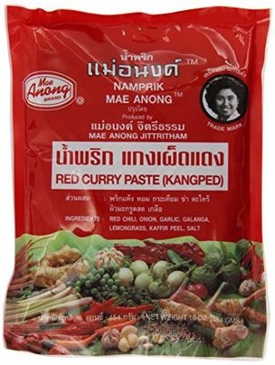 Mae Anong Red Curry Paste, 16-Ounce