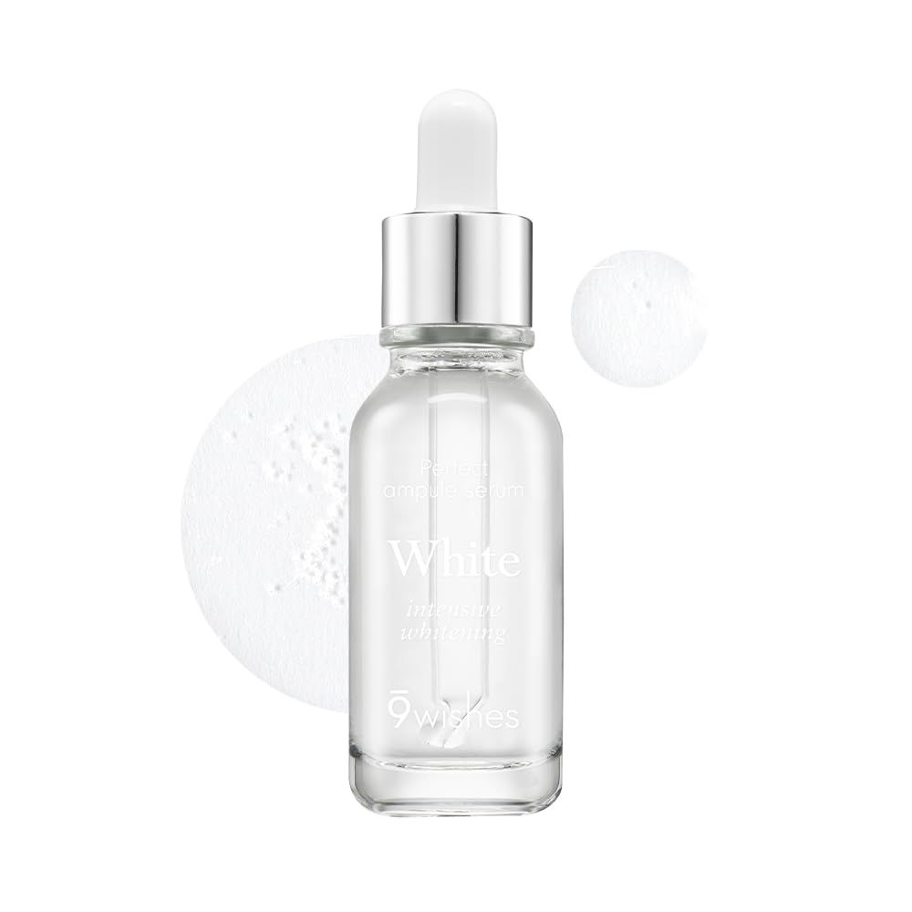 9wishes Miracle Ampule Serum - 73 Rice Bran Water, Niacinamide Korean Skincare - 0.85Fl. Oz