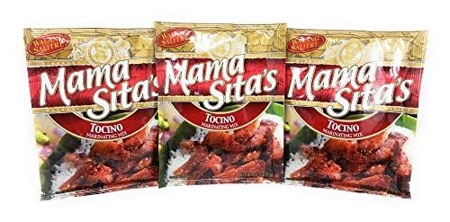 Mama Sita&#39;s - Marinating Mix - Tocino - 3 X 2.6 Oz. 75 G - Product of the Philippines