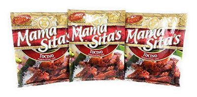 Mama Sita&#39;s - Marinating Mix - Tocino - 3 X 2.6 Oz. 75 G - Product of the Philippines