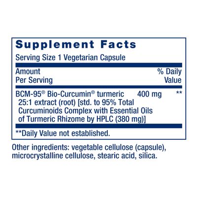 Life Extension Super Bio-Curcumin Turmeric Extract - Highly-Absorbable Curcumin for Whole-Body Health Support - Gluten-Free, Non-GMO, Vegetarian - 60 Vegetarian Capsules