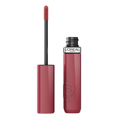 L&#39;Oreal Paris Infallible Lacque Resistance Liquid Lipstick, 16HR Long Lasting Lip Makeup with Lacquer-Like Shine and Zero Transfer, 220, Paris Sunset