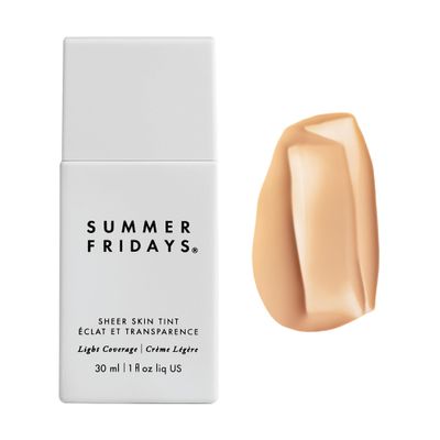 Summer Fridays Sheer Skin Tint - Skin Tint with Hyaluronic Acid - Helps Diminish Uneven Skin Tone - Sheer to Light Coverage - Shade 2 - Light with Cool Undertones 1 Fl Oz