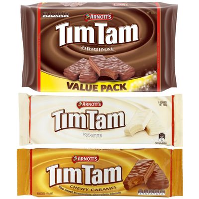 Tim Tam Classics 3 Pack Original 330gm, White and Caram