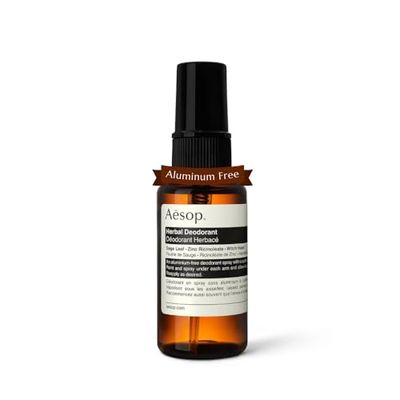 Aesop Herbal Deodorant Spray Aluminum Free Deodorant Reduces Masks Underarm Odor Sage Leaf, Zinc Ricinoleate, Witch Hazel 1.7 oz 50mL