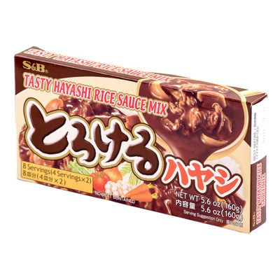 S&amp;B Tasty Hayashi Rice Sauce Mix, 5.6-Ounce