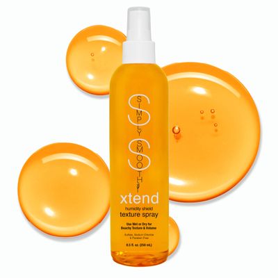 SIMPLY SMOOTH Humidity Shield Texture Hair Spray Strong &amp; Light Hold, Shine Finishing Styling Spray Resists Humidity &amp; Repels Moisture Customizable Hold Hair Spray 8.5 Oz