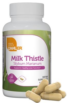 Zahler Milk Thistle Helps Support Healthy Liver Function