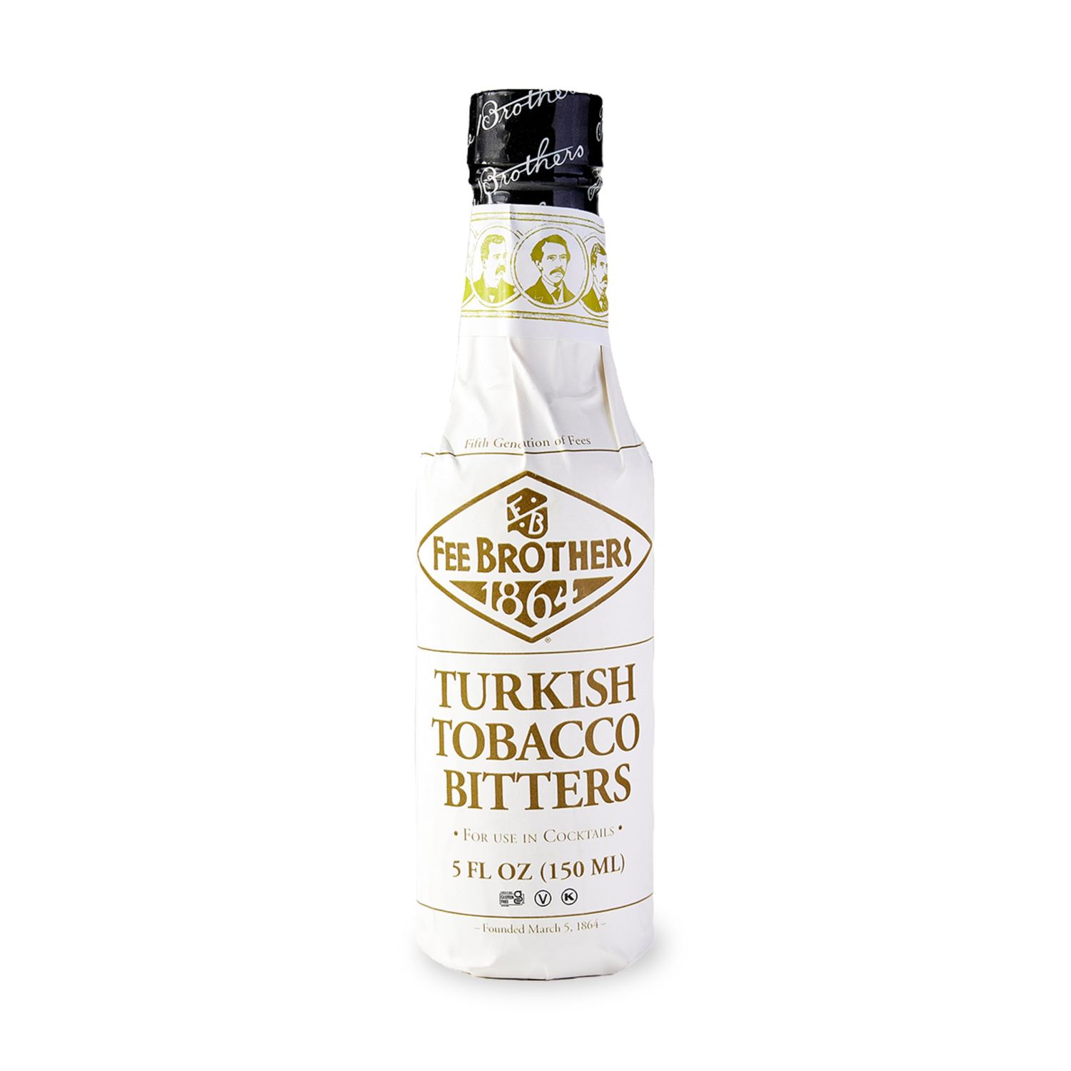 Fee Brothers Turkish Tobacco Cocktail Bitters - Aromatic Cocktail Mixer &amp; Concentrated Flavoring, Gluten Free, Vegan-Friendly, 5 fl oz