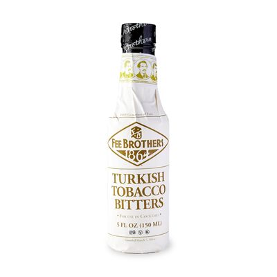 Fee Brothers Turkish Tobacco Cocktail Bitters - Aromatic Cocktail Mixer &amp; Concentrated Flavoring, Gluten Free, Vegan-Friendly, 5 fl oz