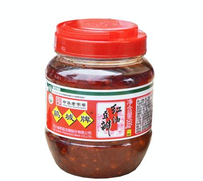 Sichuan Pixian Broad Bean Paste with Red Chili Oil - 17.6 oz 500g Hong You Dou Ban