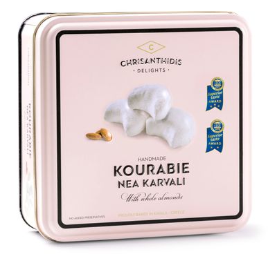 Greek Handmade Cookies Kourabie With Whole Almonds 450g15.8oz