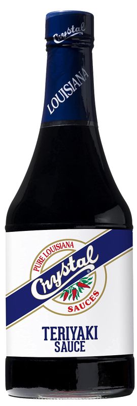 Crystal Louisiana&#39;s Teriyaki Sauce, 12 Ounce, Savory Flavor for Poultry, Shellfish, Beef, Great for Grilling, Baking or Smoking