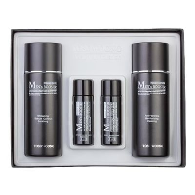 Tosowoong Men&#39;s Booster 2-piece set Skin 150ml Emulsion 150ml - Whitening &amp; Anti-Wrinkle - Face