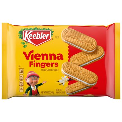 Keebler Vienna Fingers Creme Filled Sandwich Cookies, 12 Oz. Pack of 1
