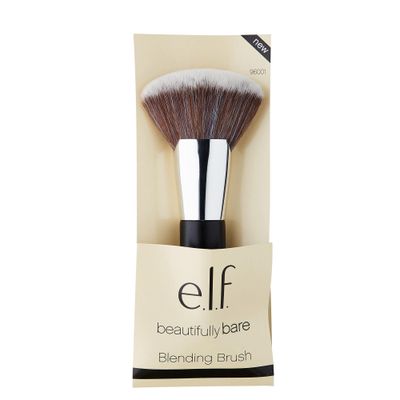 e.l.f. Beautifully Bare Blending Brush, Synthetic Makeup Brush For Precise &amp; Streak-Free Full-Face Application, Vegan &amp; Cruelty-Free