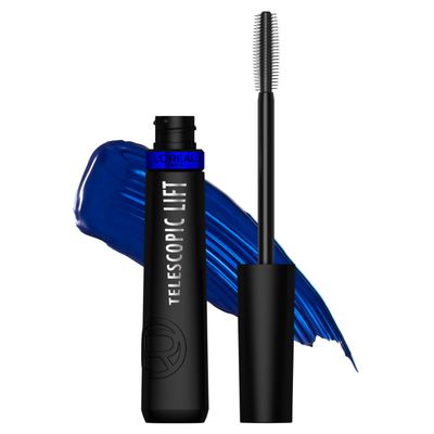 L&#39;Oreal Paris Telescopic Lift Mascara, Lengthening and Volumizing Eye Makeup, Lash Lift with Up to 36HR Wear, Washable, Stellar Blue, 0.33 Fl Oz