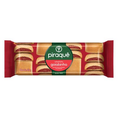 Piraque Roladinho Cookie Stuffing Guava Pack 25g