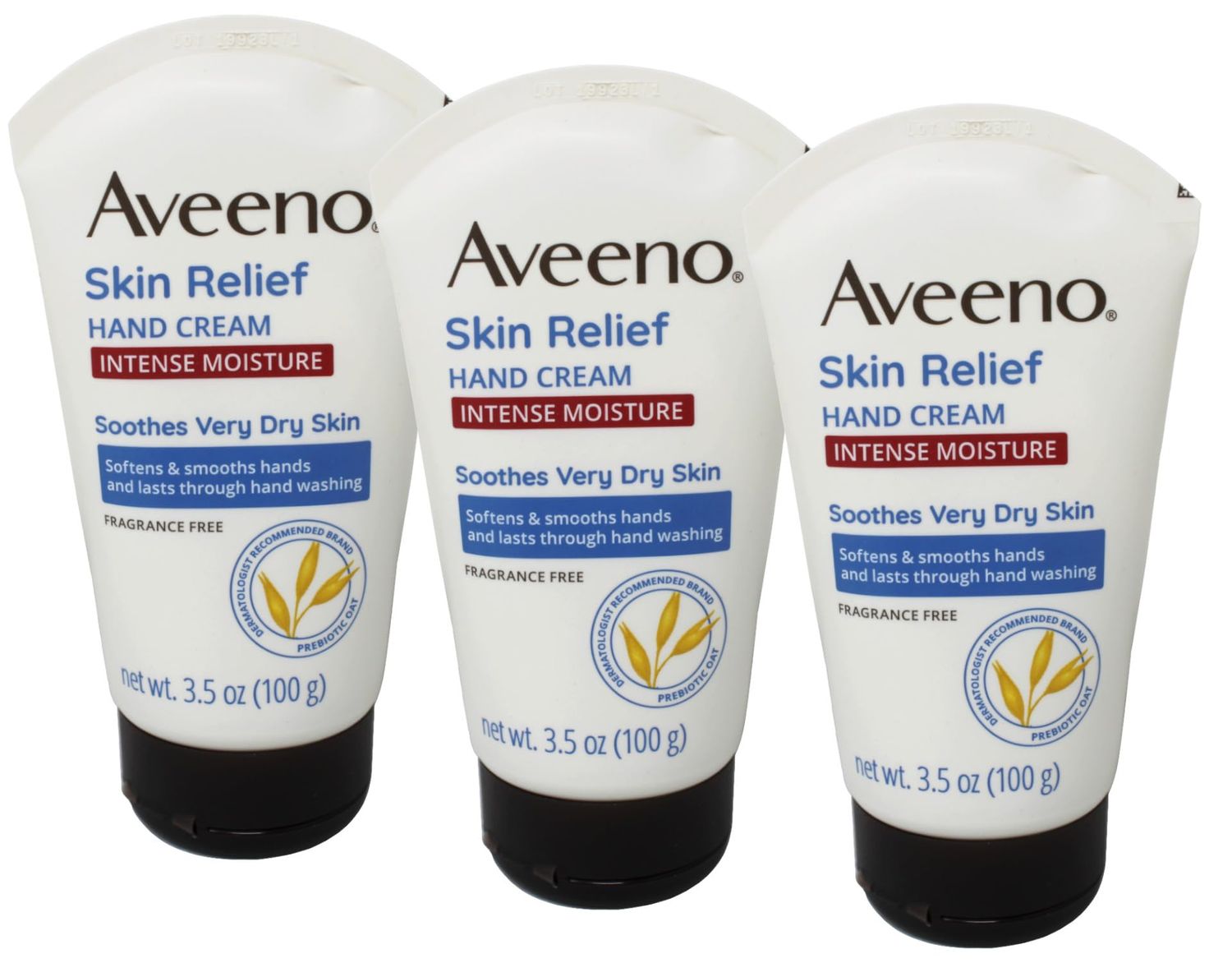 AVEENO Active Naturals Intense Relief Hand Cream 3.50 oz Pack of 3