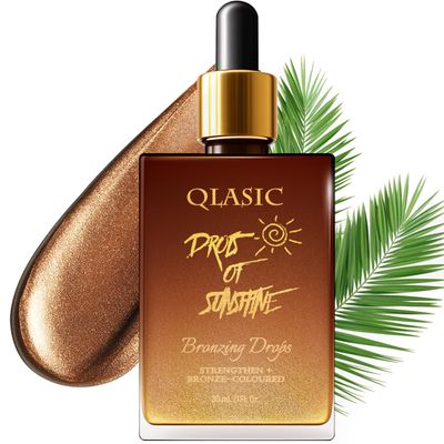 Face and Body Bronzer?Skin Care Essence Anti-Pollution Drops - Bronzing Serum &amp; Facial Tanning Drops,Elf Bronzing,Natural Sunkissed Complexion