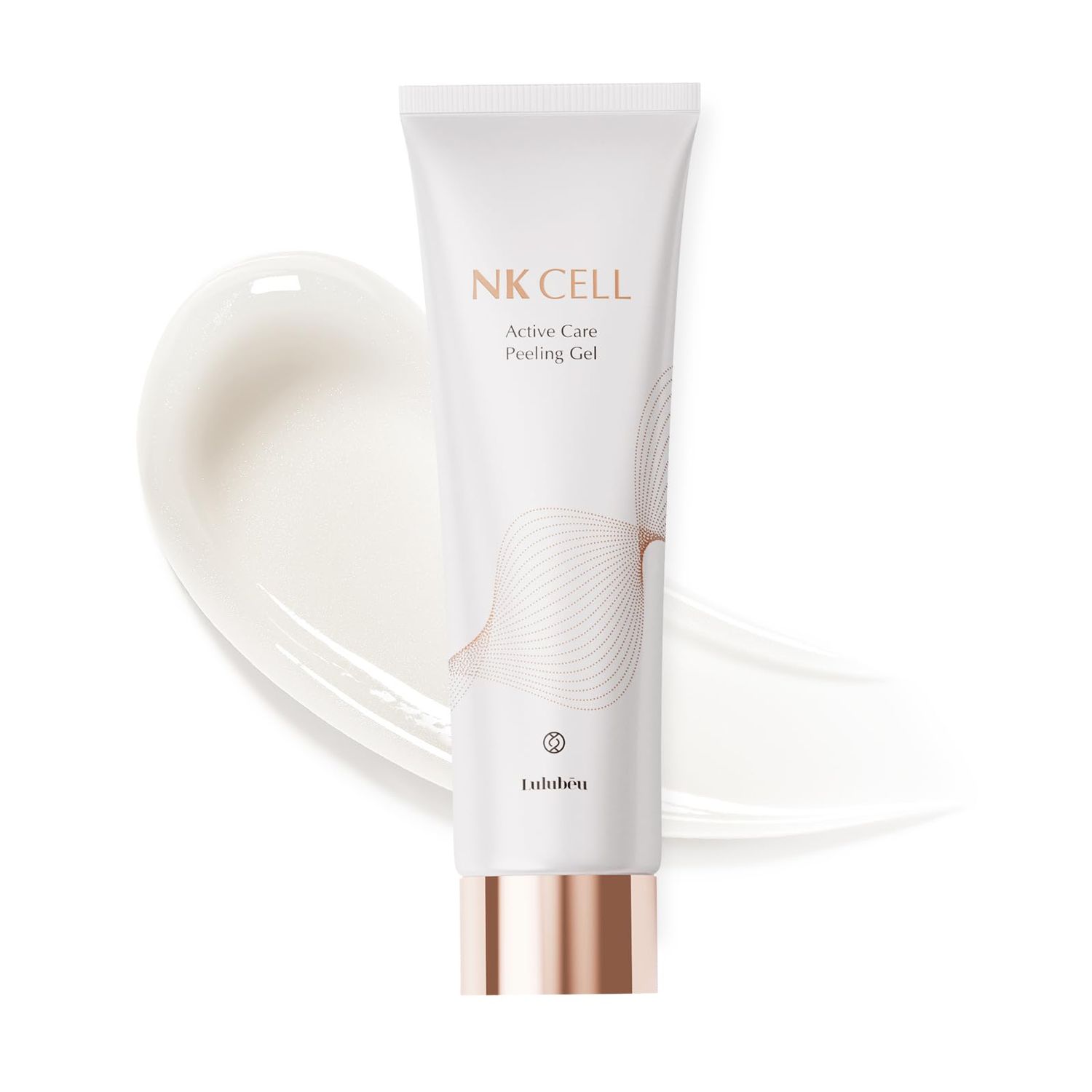 Lulubeu Active Care Peeling Gel with NK Cell Technology, Exfoliating Gel with Niacinamide for Hydration &amp; Smooth Skin, 4.06 fl oz